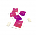 Chewing gum with logo