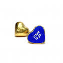 Chocolate heart with logo 5 g