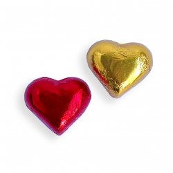Chocolate heart 5 g in foil
