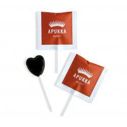 Lollipop Heart with logo