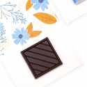 Chocolate card with logo