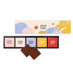 Chocolate set "Pen-box 5" 25 g 
